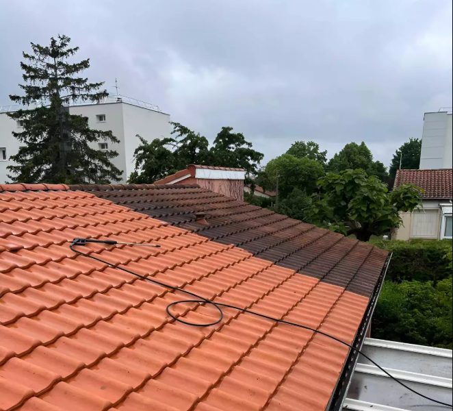 Nettoyage de toiture, Lezoux