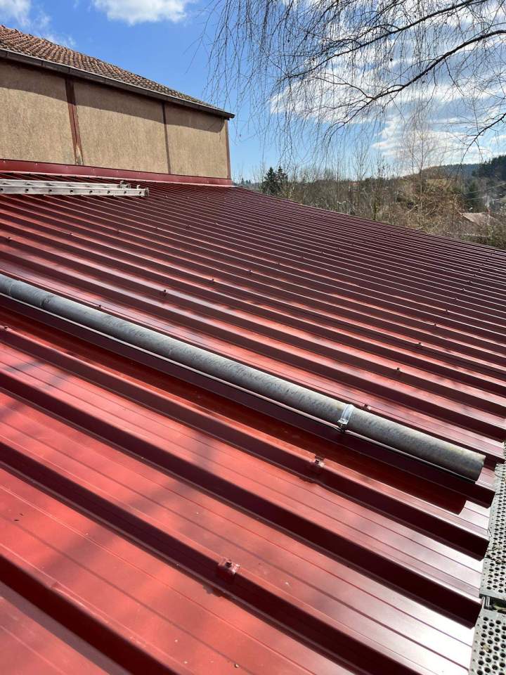 Rénovation toiture bac en acier Clermont-Ferrand